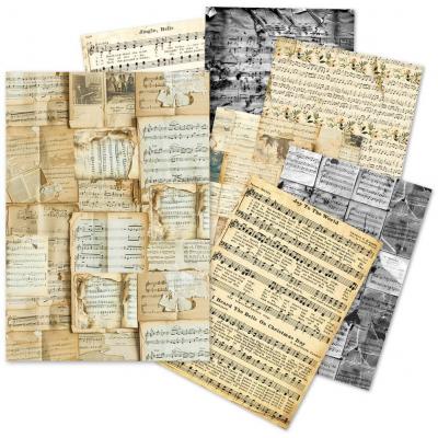 Ciao Bella Tissue Paper Set - Music Sheet