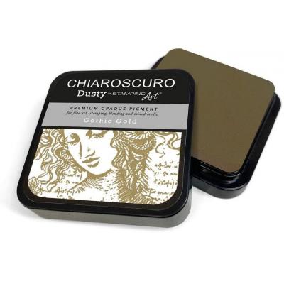 Ciao Bella Chiaroscuro Dusty Ink Pad - Gothic Gold