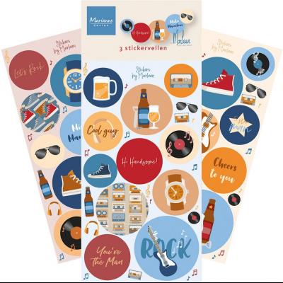 Marianne Design by Marleen Hi Handsome! - Stickers
