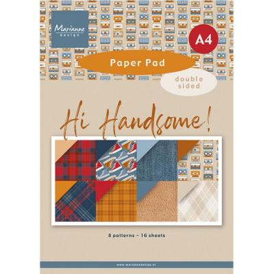 Marianne Design  Hi Handsome! - Paper Pad