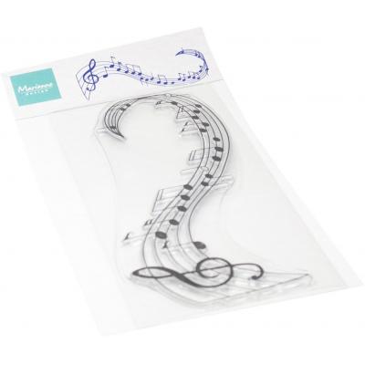 Marianne Design Stempel - Music Swirl