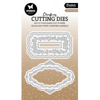 StudioLight Christmas Cutting Die - Fanciful Labels