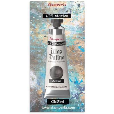 Stamperia Art Stories Wax Patina  - Old Steel
