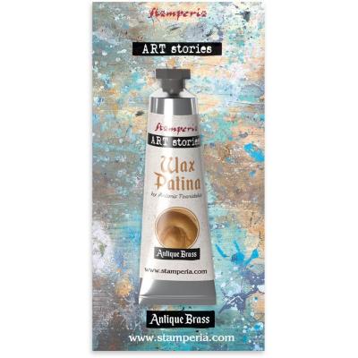 Stamperia Art Stories Wax Patina  - Antique Brass
