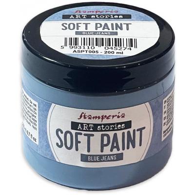 Stamperia Art Stories Soft Paint - Blue Jeans