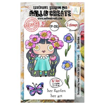 Aall and Create Stempel - Her Garden