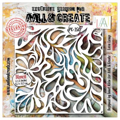 Aall and Create Stencil - Lava Lamp