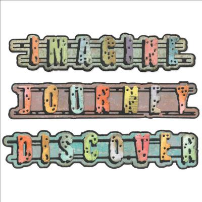 Sizzix Thinlits Die by Seth Apter - Word Wafers #1