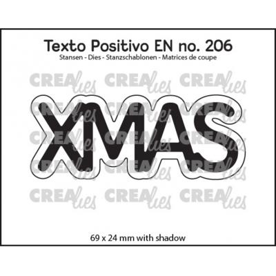 Crealies Texto Positivo Dies English - Xmas