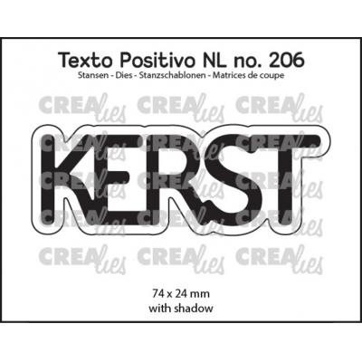 Crealies Texto Positivo Dies Dutch - Kerst (NL)