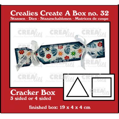 Crealies Create A Box Cutting Dies - Crackerbox