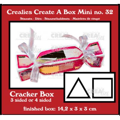 Crealies Create A Box Cutting Dies - Crackerbox