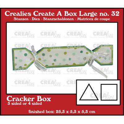 Crealies Create A Box Cutting Dies - Crackerbox