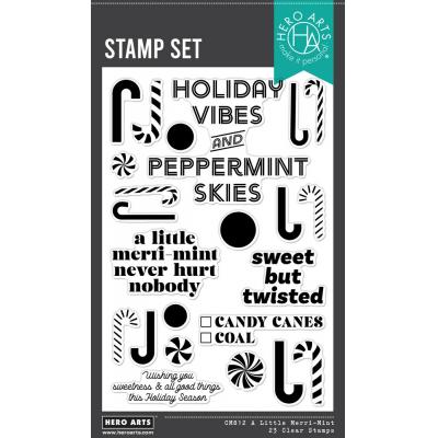 Hero Arts Candy Cane Season Stempel - A Little Merri-Mint