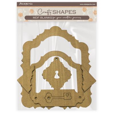 Stamperia Alice In Christmas - Frame and Key