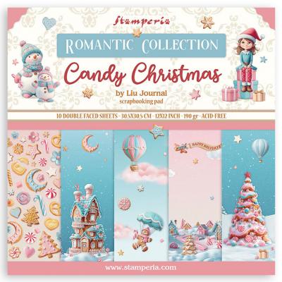 Stamperia Candy Christmas - Paper Pack