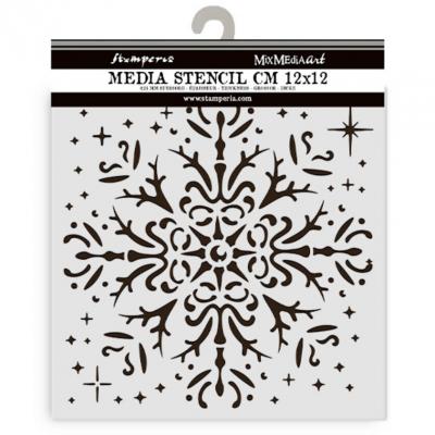 Stamperia The Owl's House Thick Stencil - Snowflake