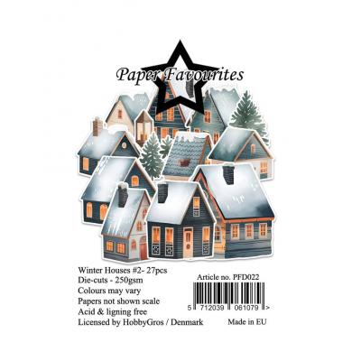Paper Favourites Die-Cuts - Winter Houses #2
