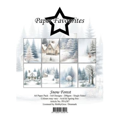 Paper Favourites Paper Pack - Snow Forest