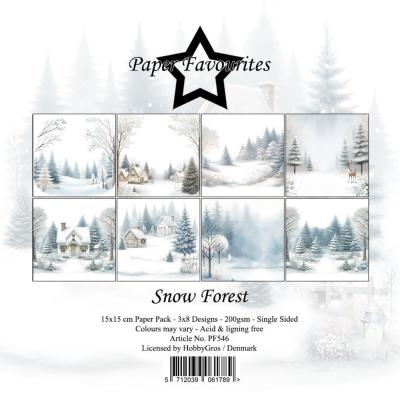 Paper Favourites Paper Pack - Snow Forest