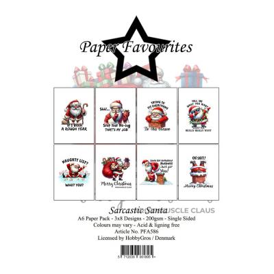 Paper Favourites Paper Pack - Sarcastic Santa