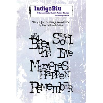 IndigoBlu Stempel - Kays Journaling Words 4