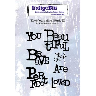 IndigoBlu Stempel - Kays Journaling Words 3