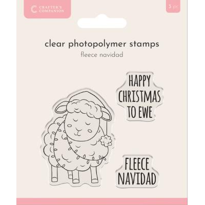 Crafter's Companion Stempel - Fleece Navidad