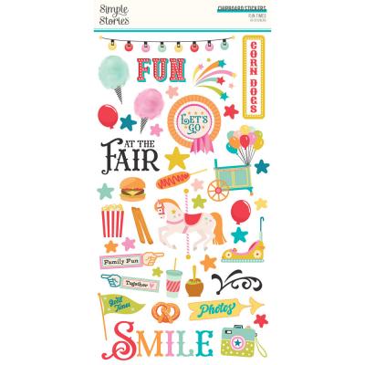 Simple Stories Fun Times - Chipboard Stickers