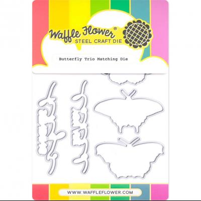 Waffle Flower Die - Butterfly Trio