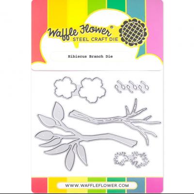 Waffle Flower Die - Hibiscus Branch