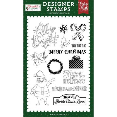 Echo Park Christmas Express Stempel - Hello Santa Claus