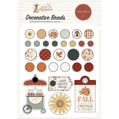 Carta Bella It's Autumn - Adhesive Brads