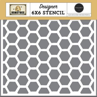 Carta Bella Honey Bee Stencil - Our Hive Hexagons