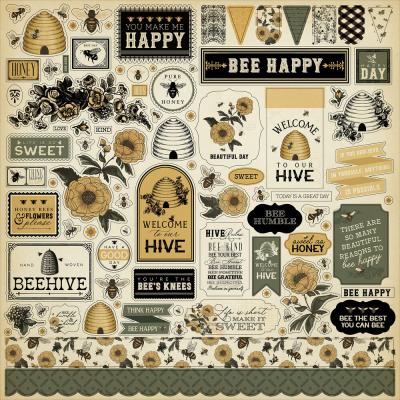 Carta Bella Honey Bee - Element Sticker