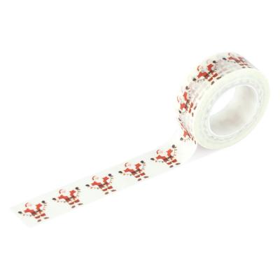 Carta Bella Christmas Village Washi Tape - Santa Hanging Lights