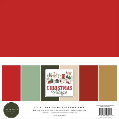 Carta Bella Christmas Village - Coordinating Solids