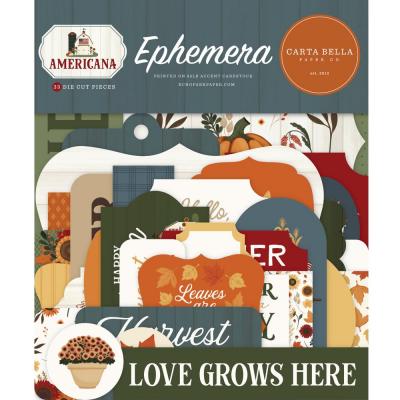 Carta Bella Americana - Ephemera
