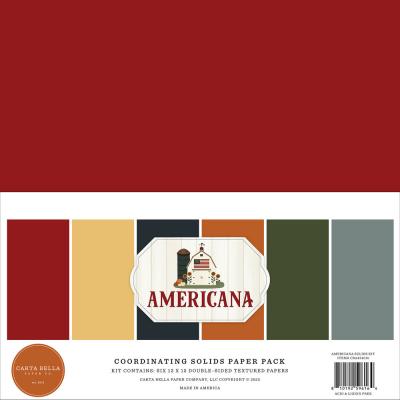 Carta Bella Americana - Coordinating Solids