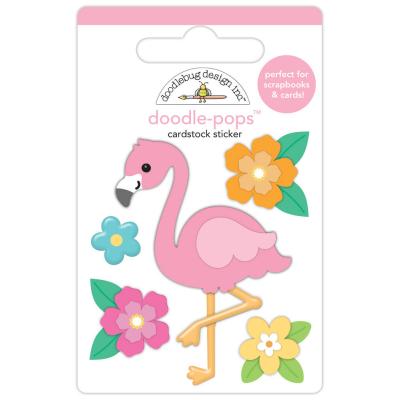 Doodlebug Design Summer Fun - Flora Flamingo