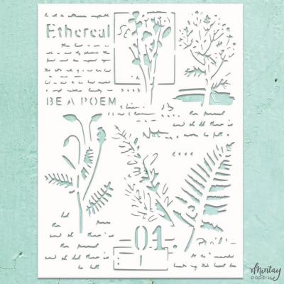 Mintay Papers Kreativa Stencil - Mixed 8