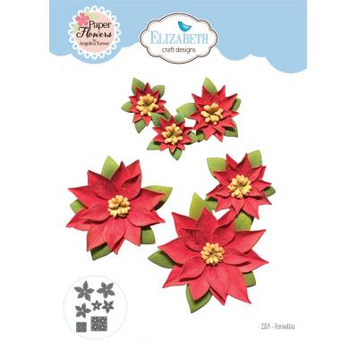 Elizabeth Craft Designs Festive Holly Die - Poinsettia