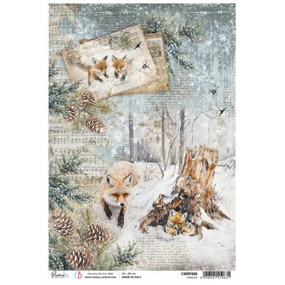 Ciao Bella Forest Tales Rice Paper - Foxglow