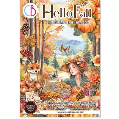 Ciao Bella Hello Fall - Junk Journal Ephemera Book