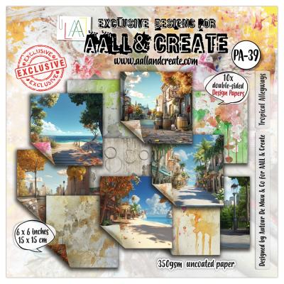 Aall and Create Weathered Wanderings Designpapier - Tropical Alleyways