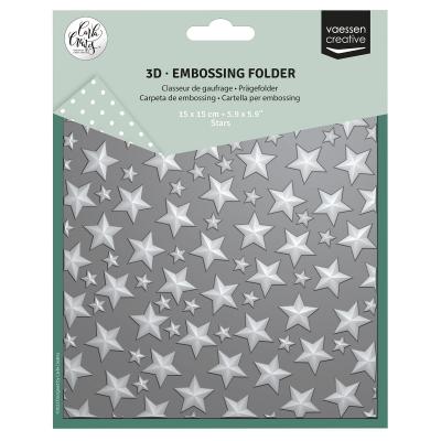 Vaessen Creative Embossing Folder - Sterne
