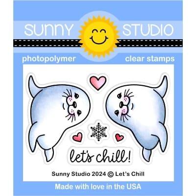 Sunny Studios Stempel - Let's Chill