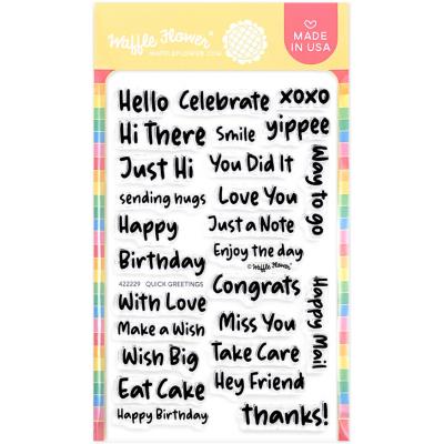 Waffle Flower Stempel - Quick Greetings