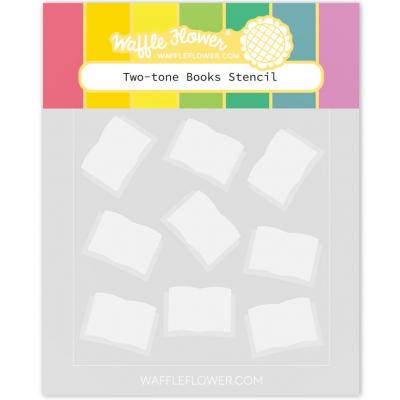 Waffle Flower Stencil - Two-Tone Books