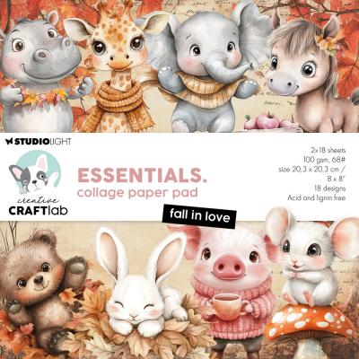 StudioLight Creative Craftlab Collage Paper Pad - Fall in Love